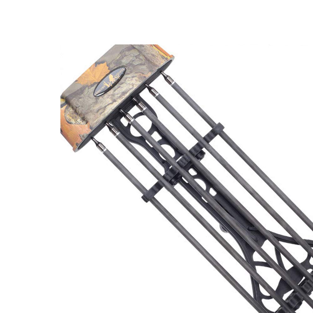 6-Pfeil-Köcher Mit Bogenhalter - Vibrationsabsorbierend Für Bogenschießen