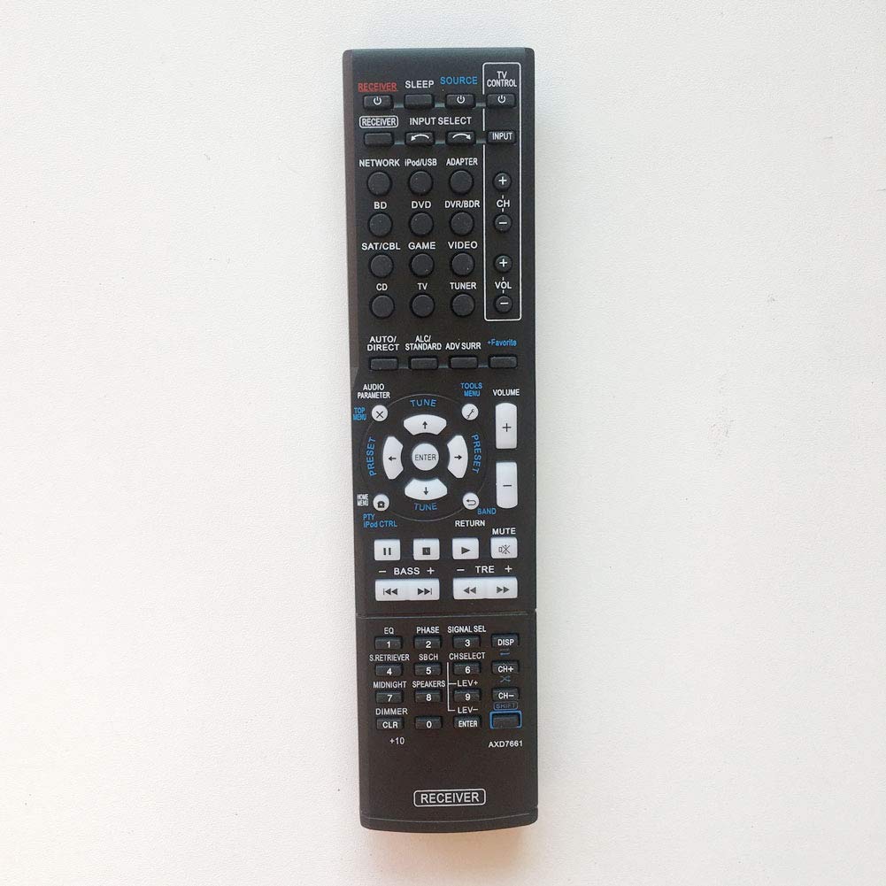 uehba Replacement Remote Control fit for Pioneer AV Receiver AXD7661 VSX-822 VSX-1022 VSX822 VSX1022 VSX822K VSX1022K
