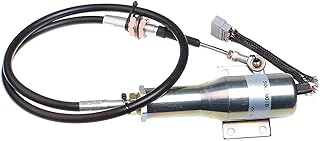 DUCRES 24V 11110030 Stop Solenoid Compatible with Volvo L120C L90C L150C L180C L330C L70C L220D L70D L90D L120D L150D L180D L330D Wheel Loaders