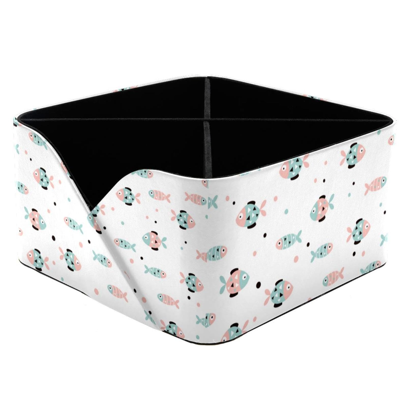 Boîte de rangement élégante et design School of Fish pour un bureau toujours ordonné