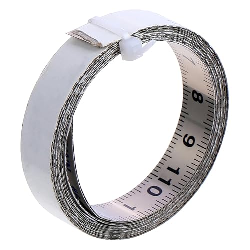 OSALADI Regla de metal pegatinas de acero inoxidable, regla de acero inoxidable, regla de trabajo de acero inoxidable, cinta métrica, cinta métrica