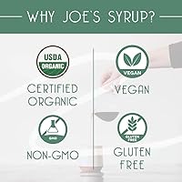 Vista 4 de Joe's Syrup Jarabe con sabor orgánico, lavanda orgánica, 25.4 fl oz (paquete de 3)