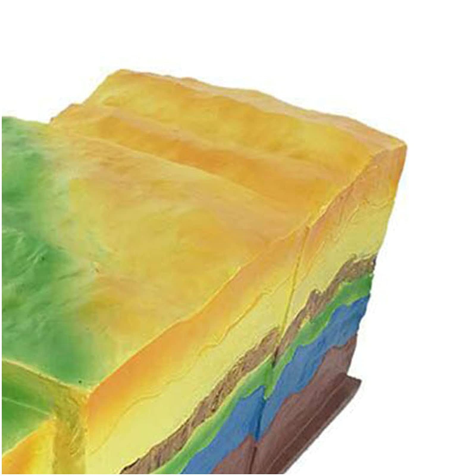 Modello geologico per l'istruzione Esplora morfologie, movimento, guasti Strumento didattico interattivo pieghevole per geografia scienze della terra