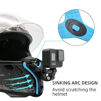Amazon.com: SUREWO Motorcycle Helmet Chin Strap Mount for