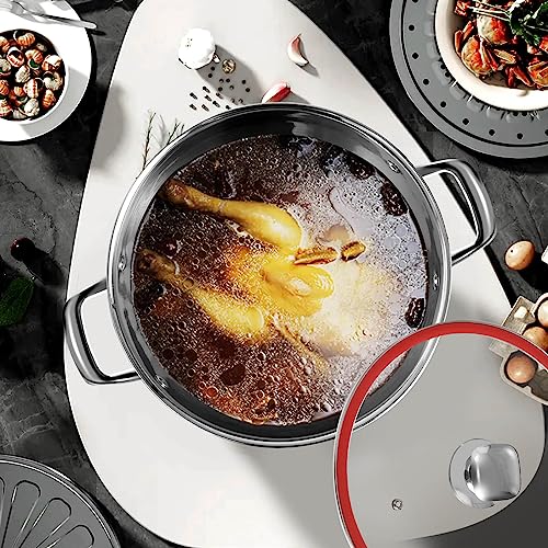 Stockpots 10 Quart- Stainless Steel Stock Pot With Lid-Soup Pot-Induction Pot-Cookware Pot-Cooking Pot-Corck Pot - Image 6