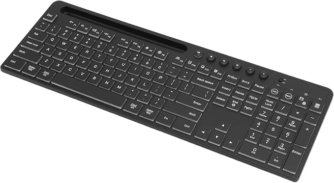 Wireless Keyboard and Mouse Combo RGB Backlight 115 Keys for Efficient Data Inpu