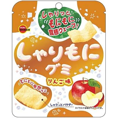 ブルボン しゃりもにグミりんご味 57g×10個