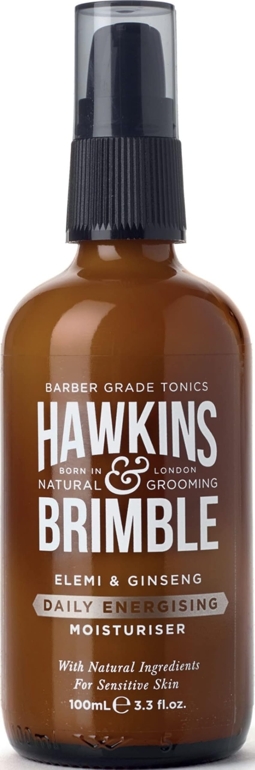 Hawkins & Brimble Energising Men’s Face Moisturiser, Sensitive Skin Moisturiser for Men with Natural Ingredients, Hydrating Moisturiser for Dry Skin, Men’s Moisturiser with No Parabens/Animal Testing