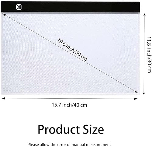 Miniatura 2 de Kit de almohadillas de luz A3s con soporte de metal tablero LED de esponake para pintura de diamantes caja de luz de rastreo alimentada por USB para