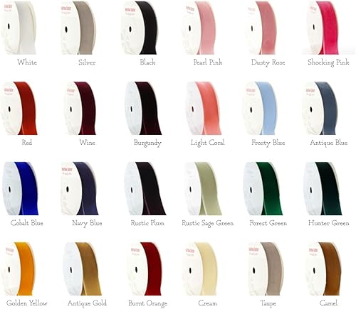 Miniatura 5 de HBC 329 - Cinta de terciopelo (5 yardas), color azul cobalto