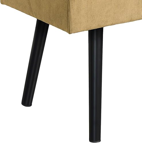 Miniatura 17 de Banco de entrada – Banco gris para dormitorio, moderno extremo otomano de cama, bancos acolchados de pana para sala de estar, vestíbulo, vestíbulo,