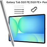 Onglet Galaxy S10 FE Stylo S pour Samsung Galaxy Tab S10 FE/S10 FE+ Stylus Pen Remplacement pour Galaxy Tab S10 FE Plus/S10 FE Toutes les versions S Stylo avec Nibs (Argent)