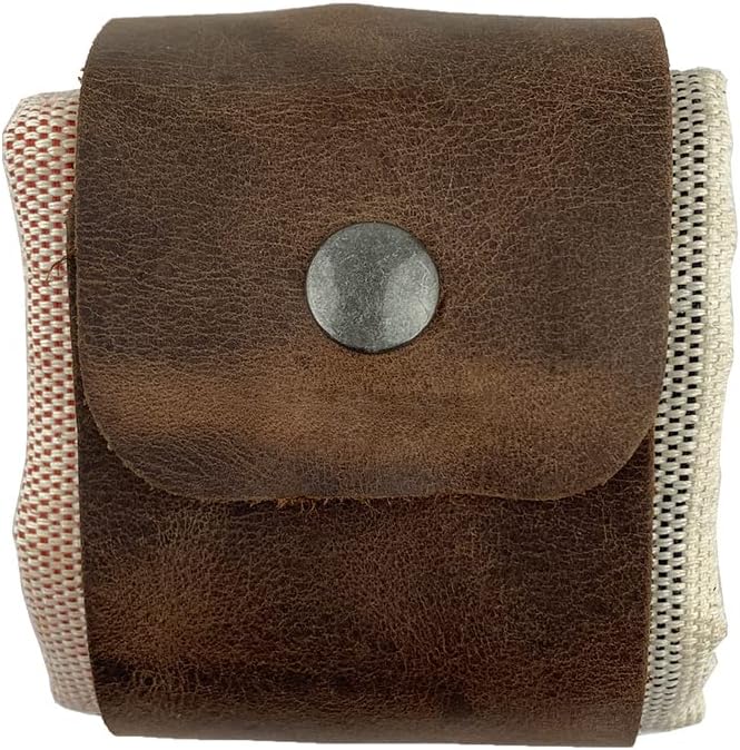 Hide & Drink, Water Resistant Sturdy Multi-Purpose Foraging Pouch (Collapsible) for Hiking Beachcombing, Treasures, Flowers Mushrooms Seashells, Handmade Includes 101 Year Warranty