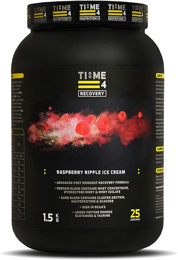 Time 4 Recovery Post Workout Rapid Recovery Whey Protein Powder, Carb