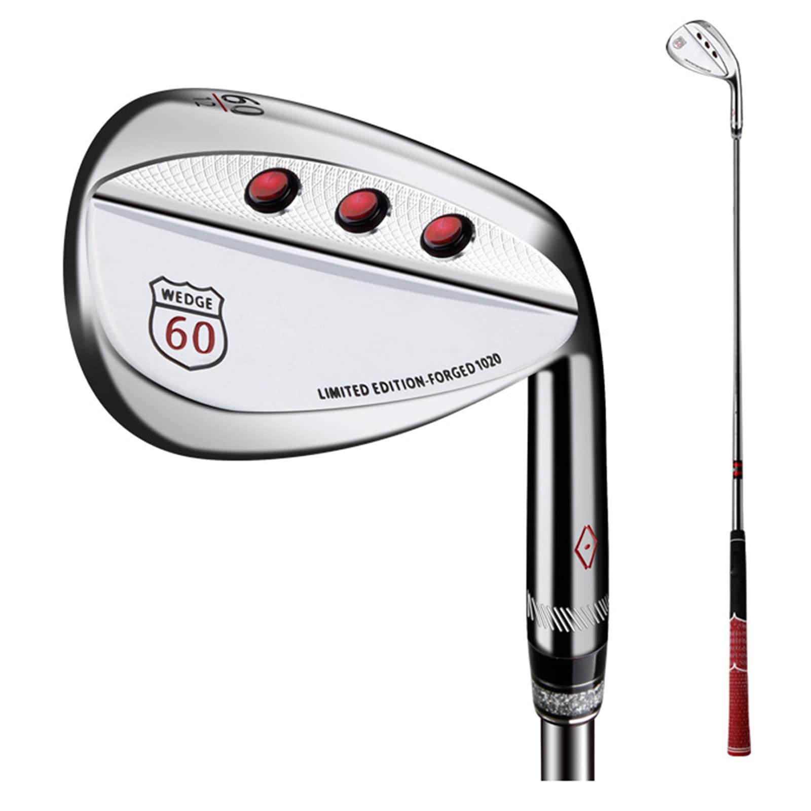 Golf Sand Wedge, Herren Damen Golf Wedges, CNC Weicheisen S20C Face Groove Edelstahl 52°/56°/60° Schaft, Golfzubehör, Tolles Golfgeschenk, Rechtshänder