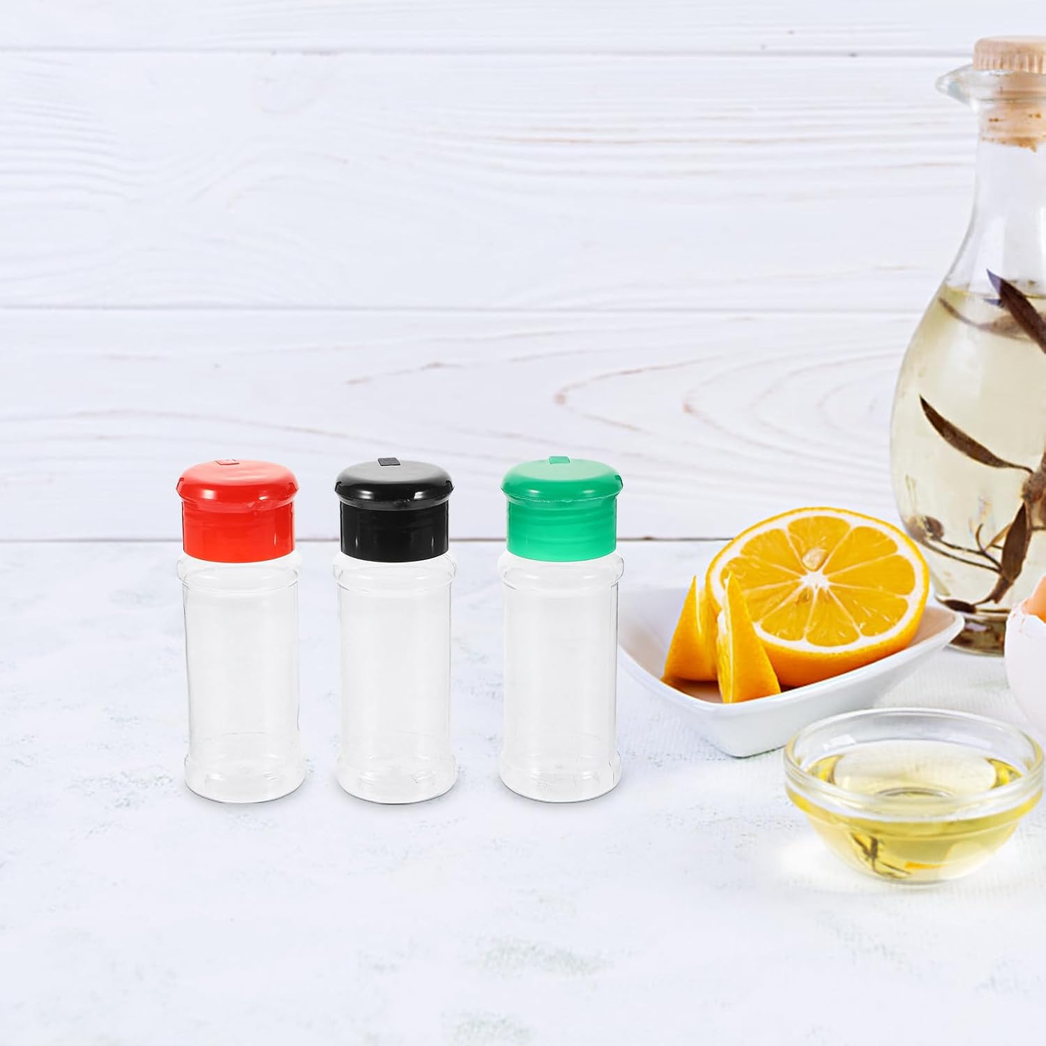 15pcs Refillable ABS Pepper Shaker Set for Cafe Buffet