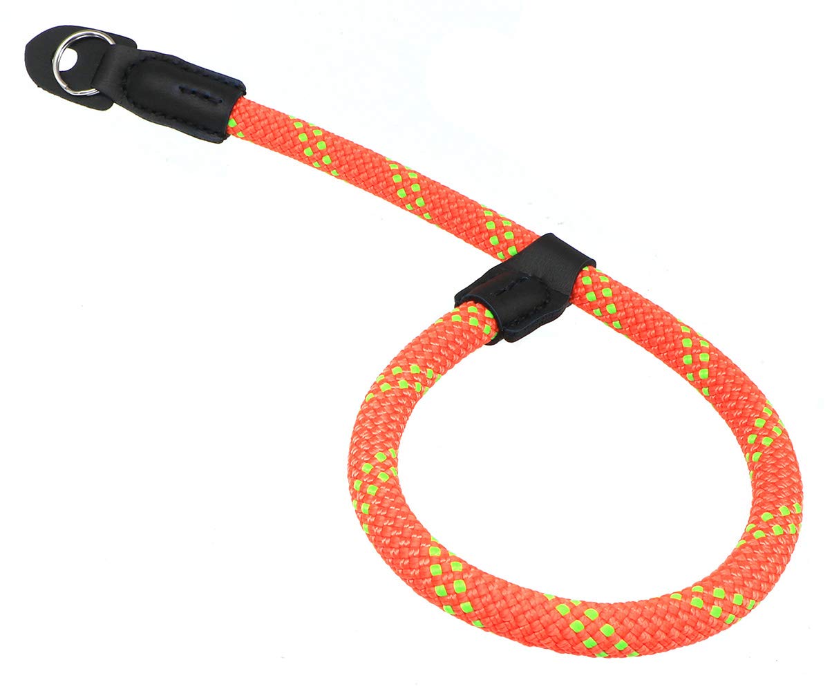 Adjustable Rope Camera Wrist Strap Hand Strap for SLR DSLR Digital Mirrorless Cameras Orange Green