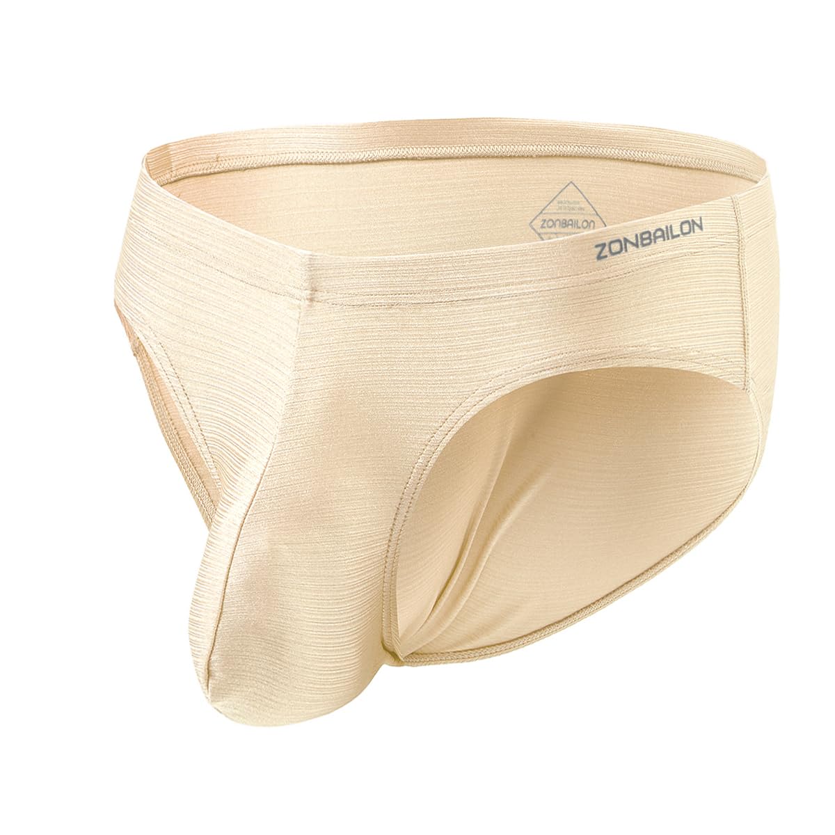 YAHWULAI Herren Slip Unterwäche Ice Silk mit Bulge Beutel Bequem Atmungsaktiv Sexy ohne Etikett