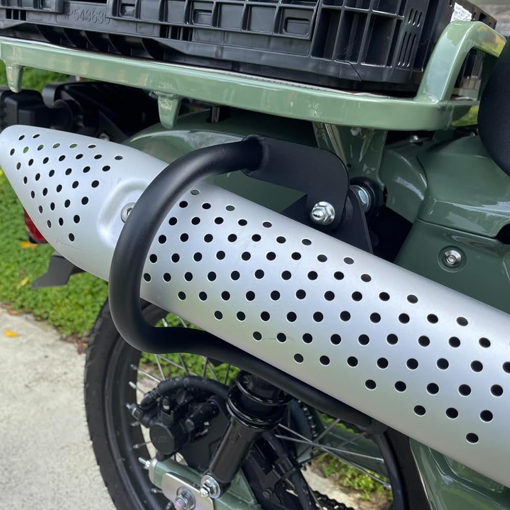 Motorcycle Exhaust Protector CT 125 Exhaust Crash Guard Bar Competible with CT125 Trail 125 Hunter Cub 2019-Present Accessories