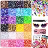 variedad colores geranios ✨【Calidad Profesional y Gran Valor】- Fabricados en resina de alta densidad con corte facetado que maximiza el brillo. El pack de 28,800 unidades (1,200 por color) garantiza suministro duradero para emprendedoras de belleza, talleres DIY o regalos en ocasiones especiales.