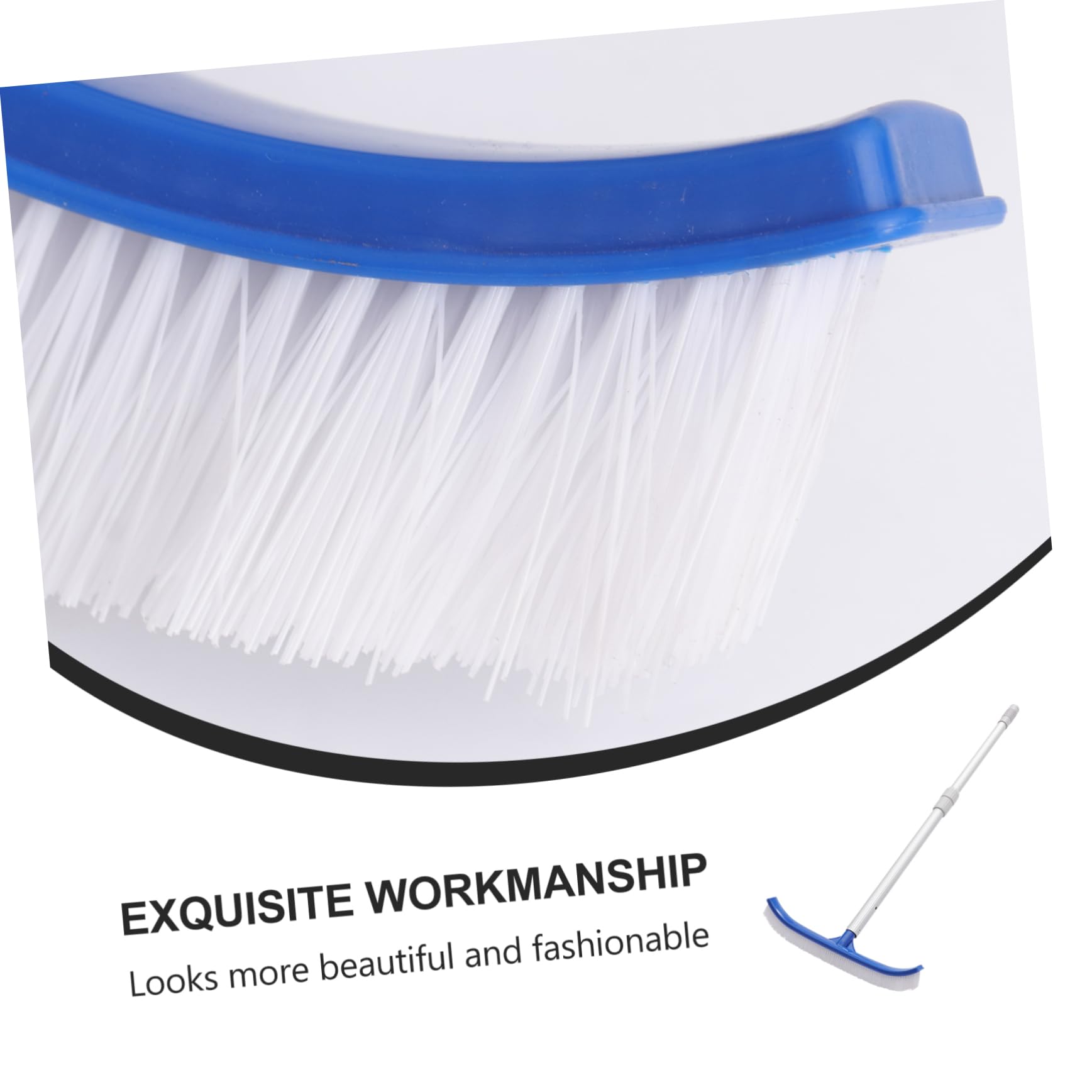 HANABASS Brosse De Nettoyage Portative Nettoyeur pour Parois Et Fond De Piscine Brosse à Manche Pratique