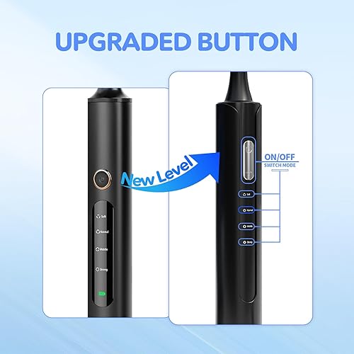 Miniatura 7 de Pulidor de dientes eléctrico, removedor de placa para blanquear los dientes, kits de pulido de dientes 4 modos de velocidad, pulidor dental