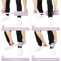 JORICY Állítható Súlyzott Csuklósúly és Lábsúly Edzéshez 1-10 kg Pár 4