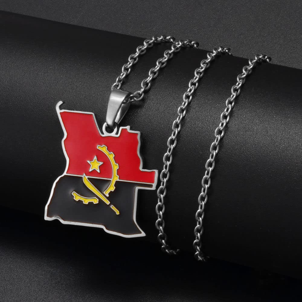 Collier Pendentif Carte De France - Bijou Patriotique Ethnique - Chaîne Or Ou Argent - Longueur 45 Ou 60 Cm