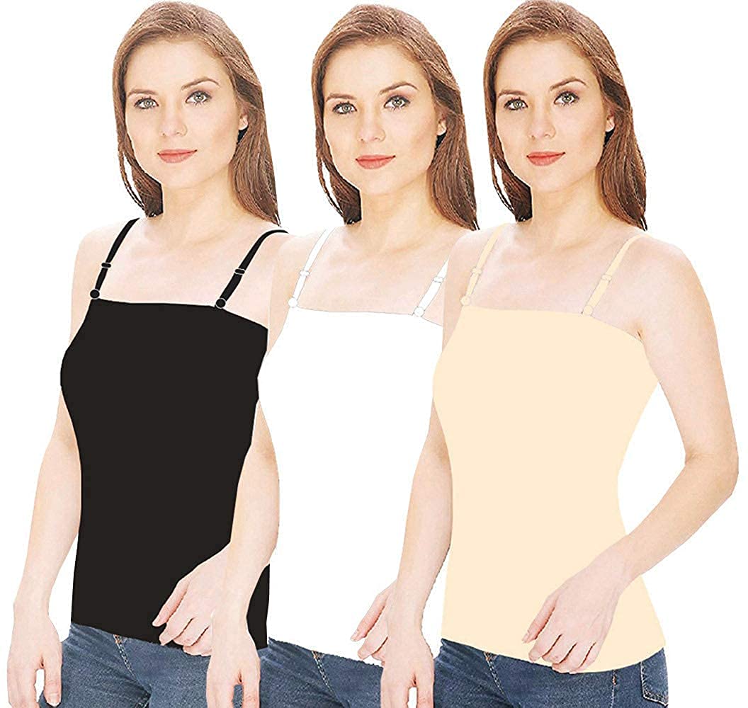 havenfort Cotton Camisole for Women (Pack of 3)-picture-10