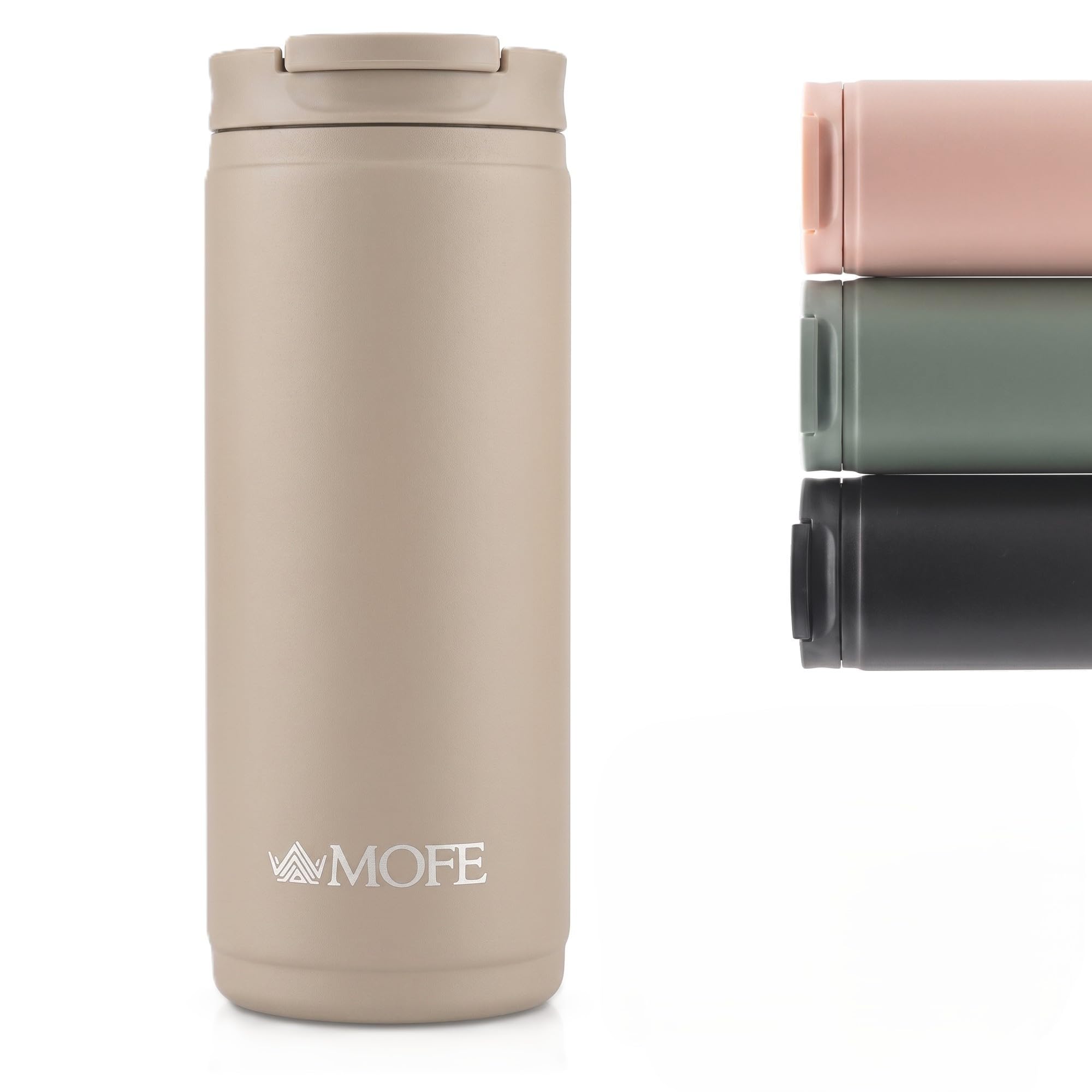 MOFE Thermobecher 380 ml – Edelstahl Kaffeebecher To Go