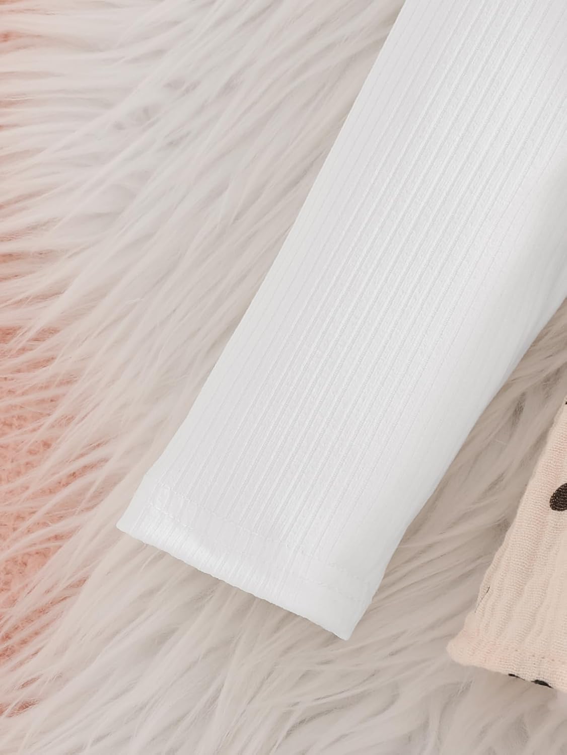 Ichigobaby Baby Toddler Girl Clothes Long Sleeve Shirt Tops Wide Leg Pants Little Girl Kids Clothes 2 Piece Fall Outfits - Image 6