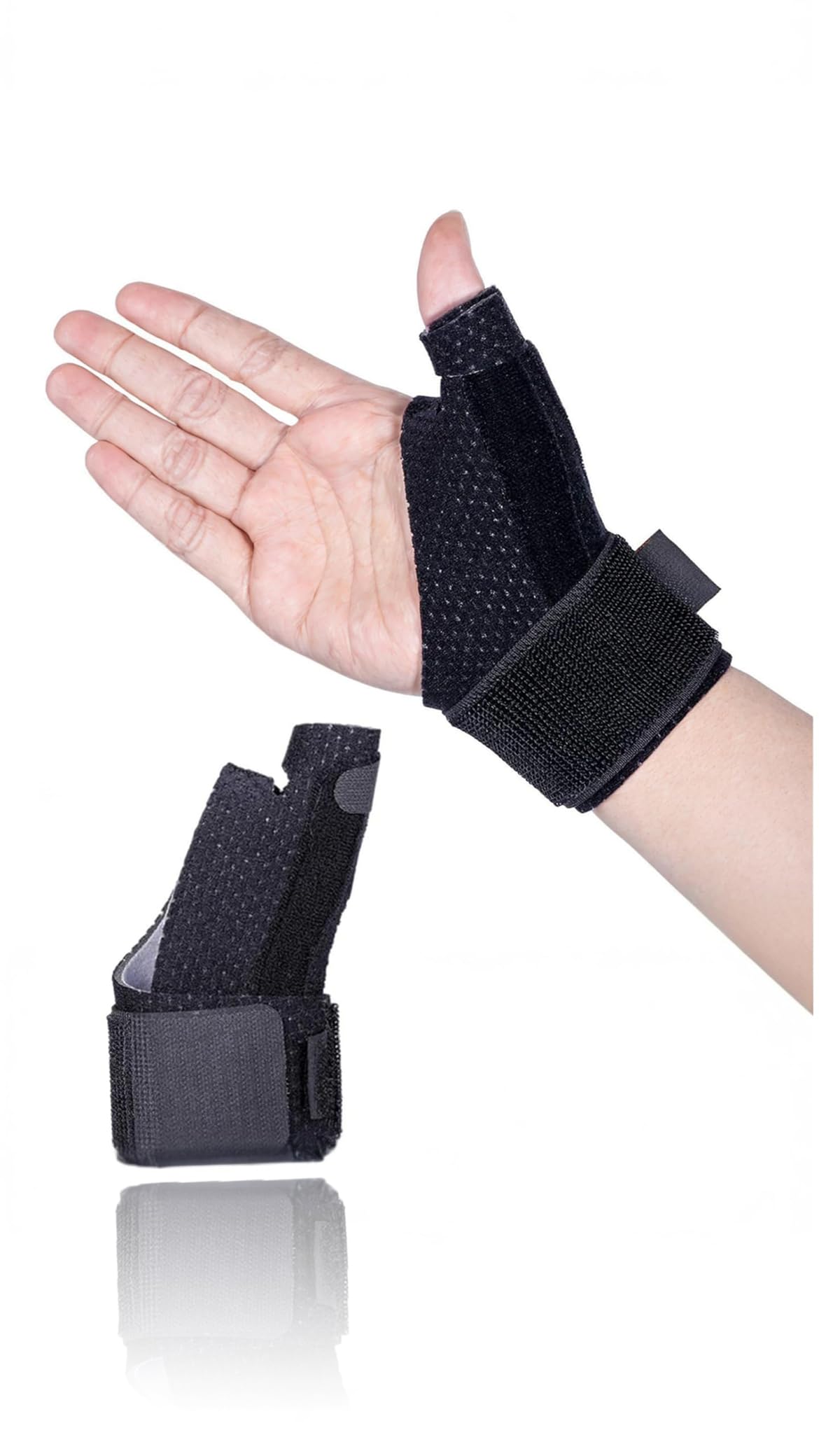 Sweet seven Relieve Hand Pain & Improve Mobility with a Reversible Thumb Wrist Stabilizer Compression Splint. Ideal for BlackBerry Thumb, Trigger Finger, Arthritis, and Carpal Tunnel. Left Hand.