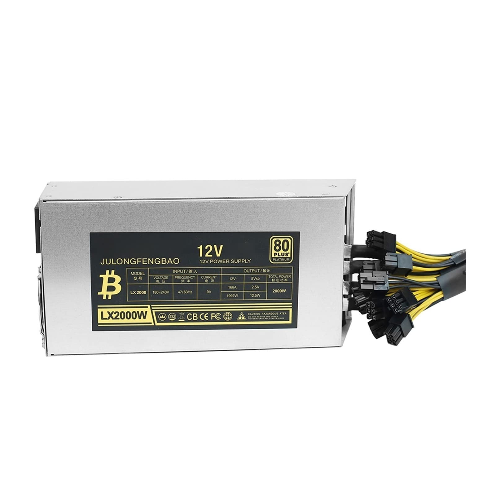 Alimentation stable pour BTC MINIER éliminant les pannes de minage 2200W