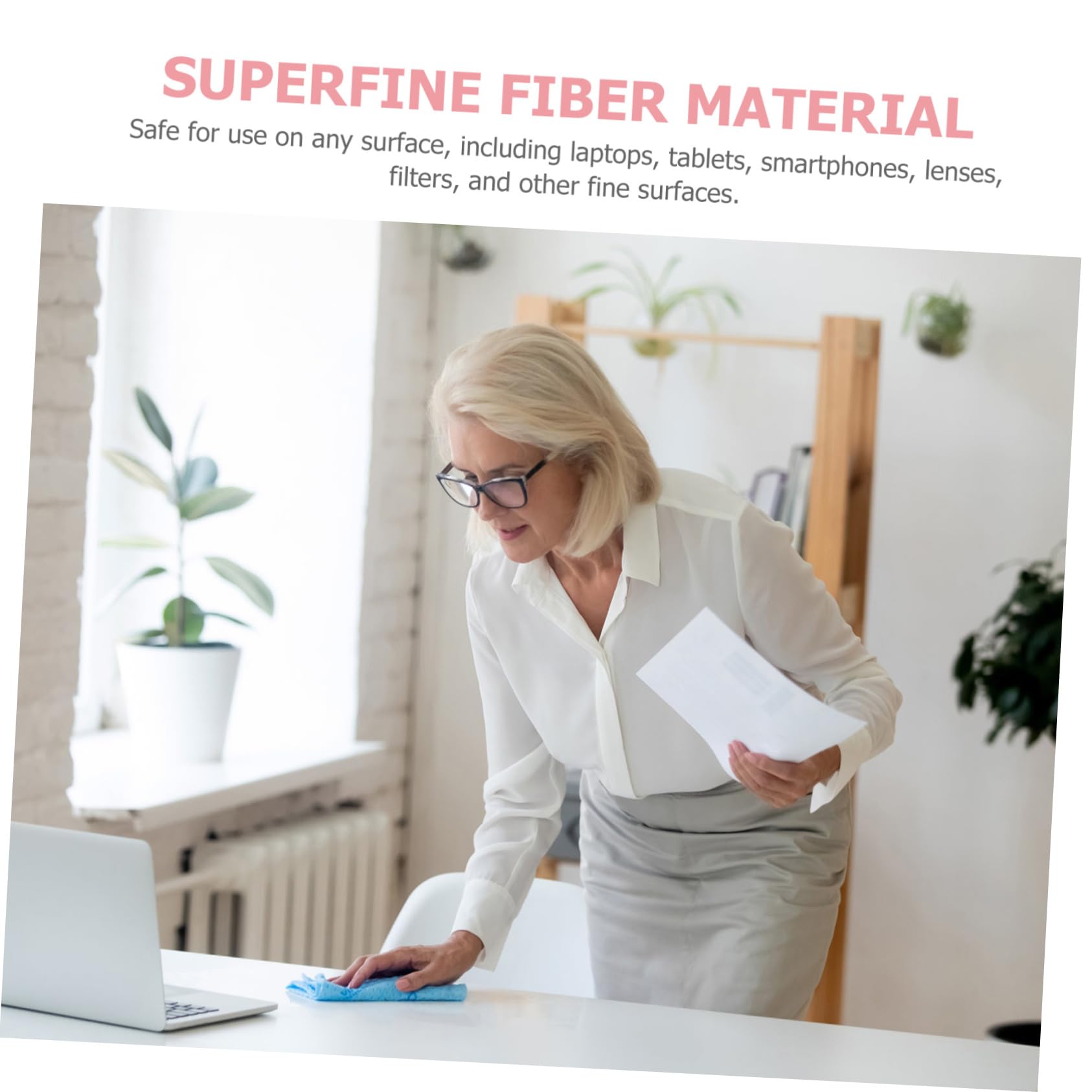 3 Juegos 4 Piezas paño de gafas grandes microfiber cloth de limpieza para pantallas trapo para limpiar anteojos lentes anteojos limpie la toalla para joyería FRCOLOR