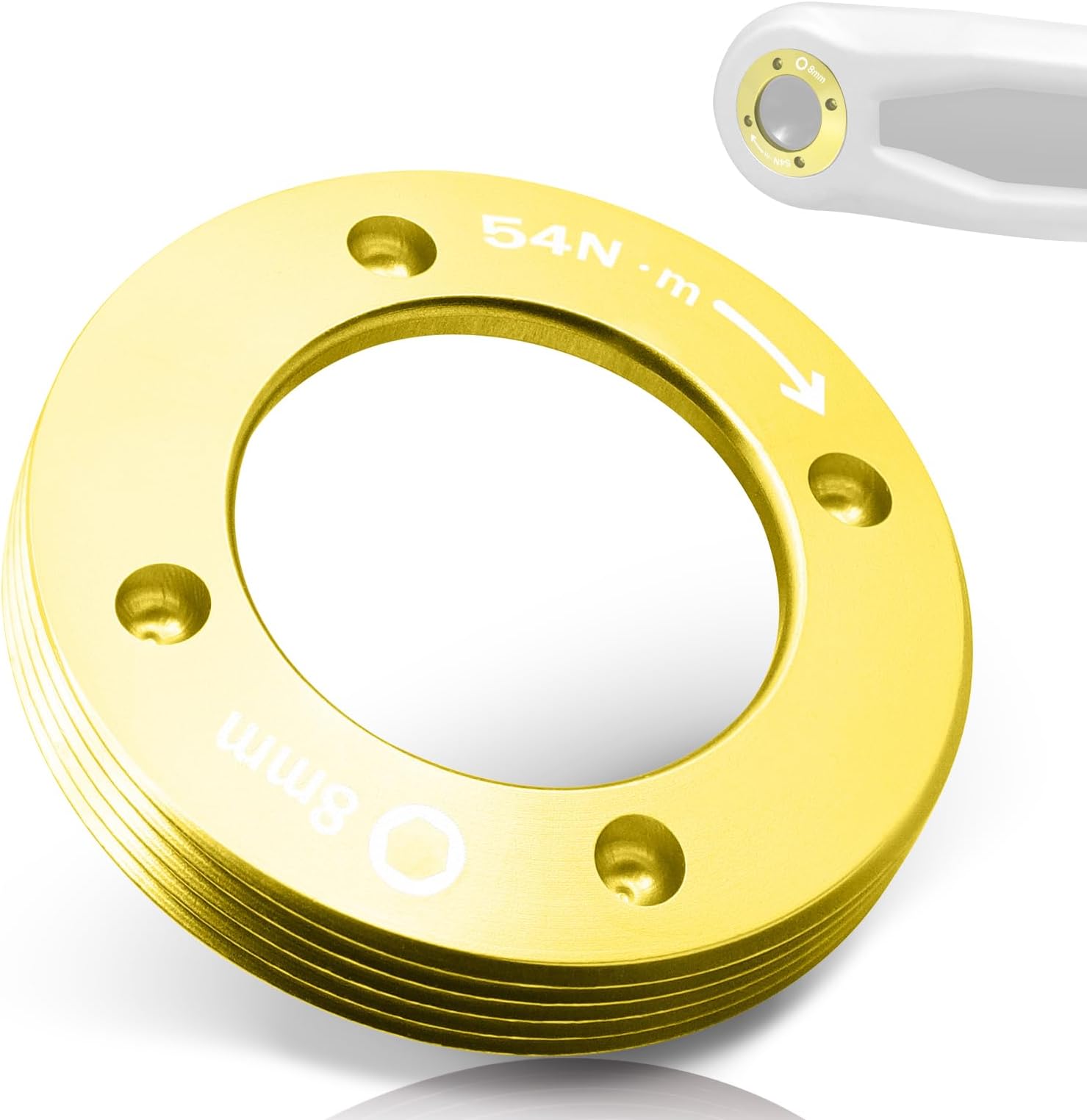 Bicycle Crank Arm Cap Kit Dub Crank Cover Bolt for SRAM NX/GX/Force/XX1/AXS | 7075 Aluminum & Titanium Alloy | Anti-Detachment Design | 7 Colors