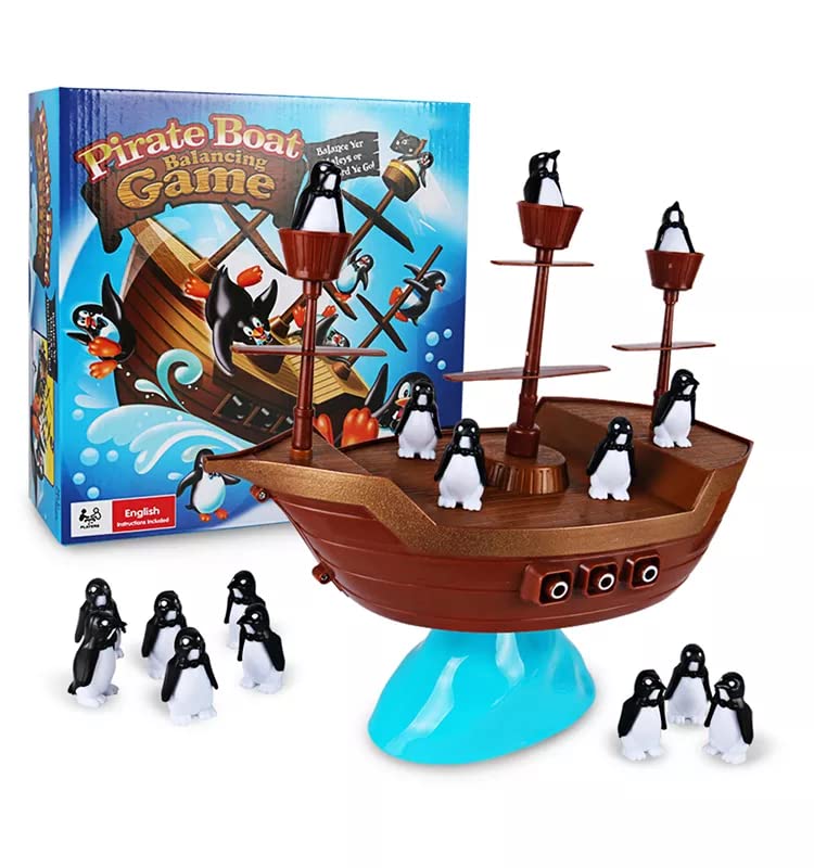 See full amazon price history chart for NARAYANMUNI Pirate Boat Balancing Game Kids Action Game Pirate Penguins 5 Years and up | H-26.8,W-9,L-26 CM |- Multicolor NARAYANMUNI Pirate Boat Balancing Game Kids Action Game Pirate Penguins 5 Years and up | H-26.8,W-9,L-26 CM |- Multicolor (B0B7XFDZDY) Amazon Price History, Amazon Price Tracker