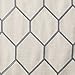 Madison Park Brooklyn Metallic Geo Embroidered Window Panel