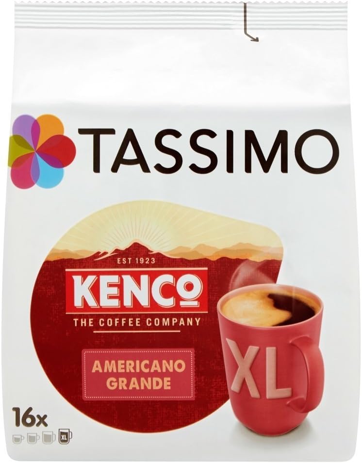Kenco Classic Blend Coffee, T-Discs for Tassimo Coffeemakers, 16-Count Packages (Pack of 2) [Amazon Frustration-Free Packaging]