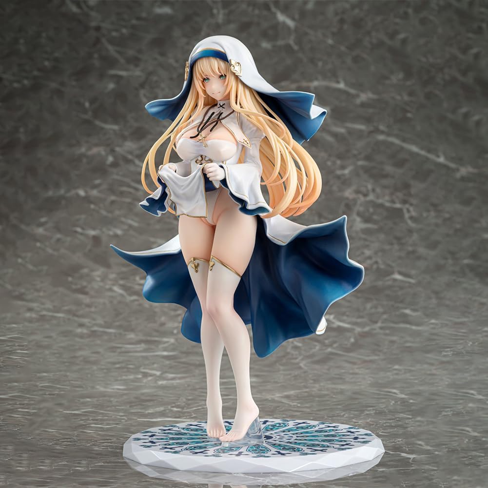 Sister Charlotte Figure Original Painting Action Figures PVC Statue Anime Illustration Figure Desktop Girl Figurine Collectibles 10.24"