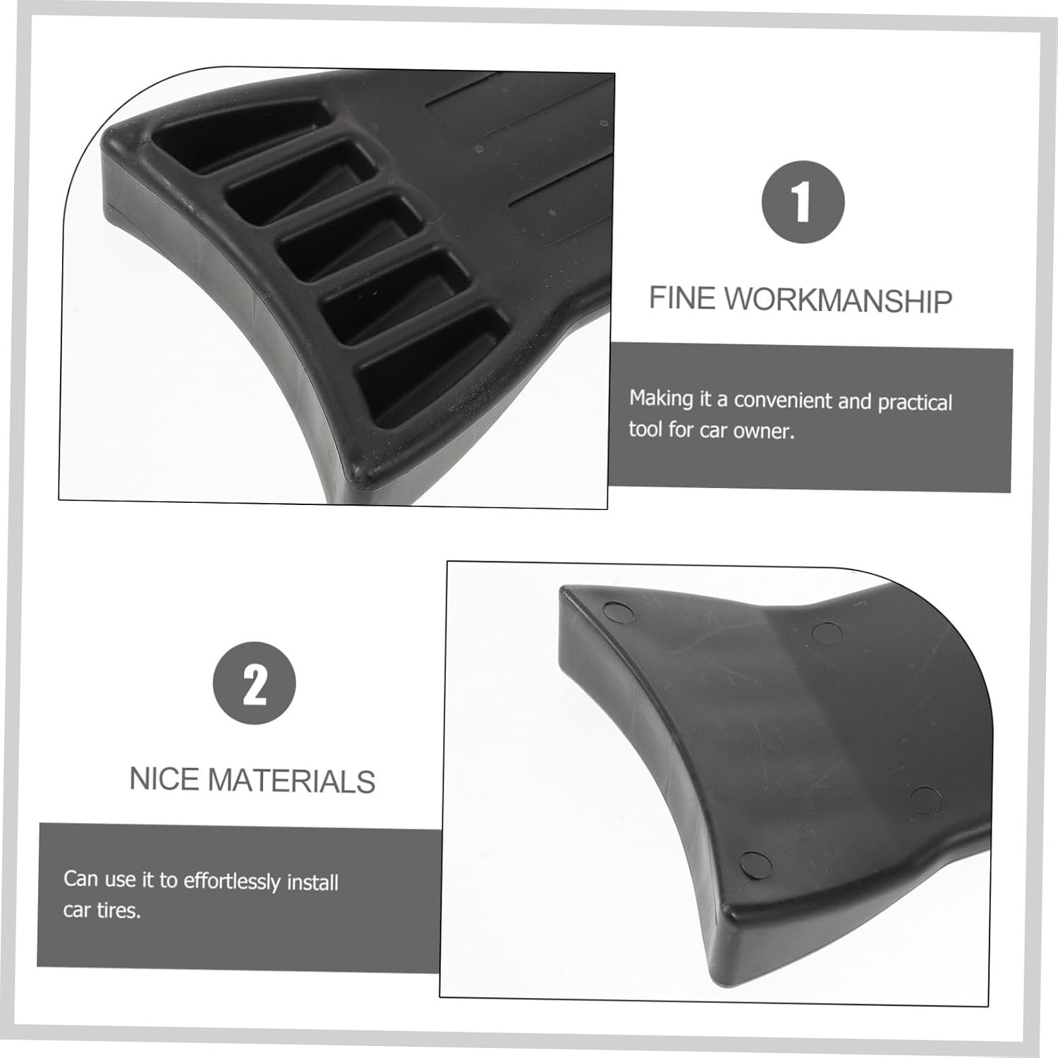 Mikinona Car Tire Mounting Pad Plastic Wheel Changer Tool for Easy Tire Installation and Demounting Compatible Vehicle Types