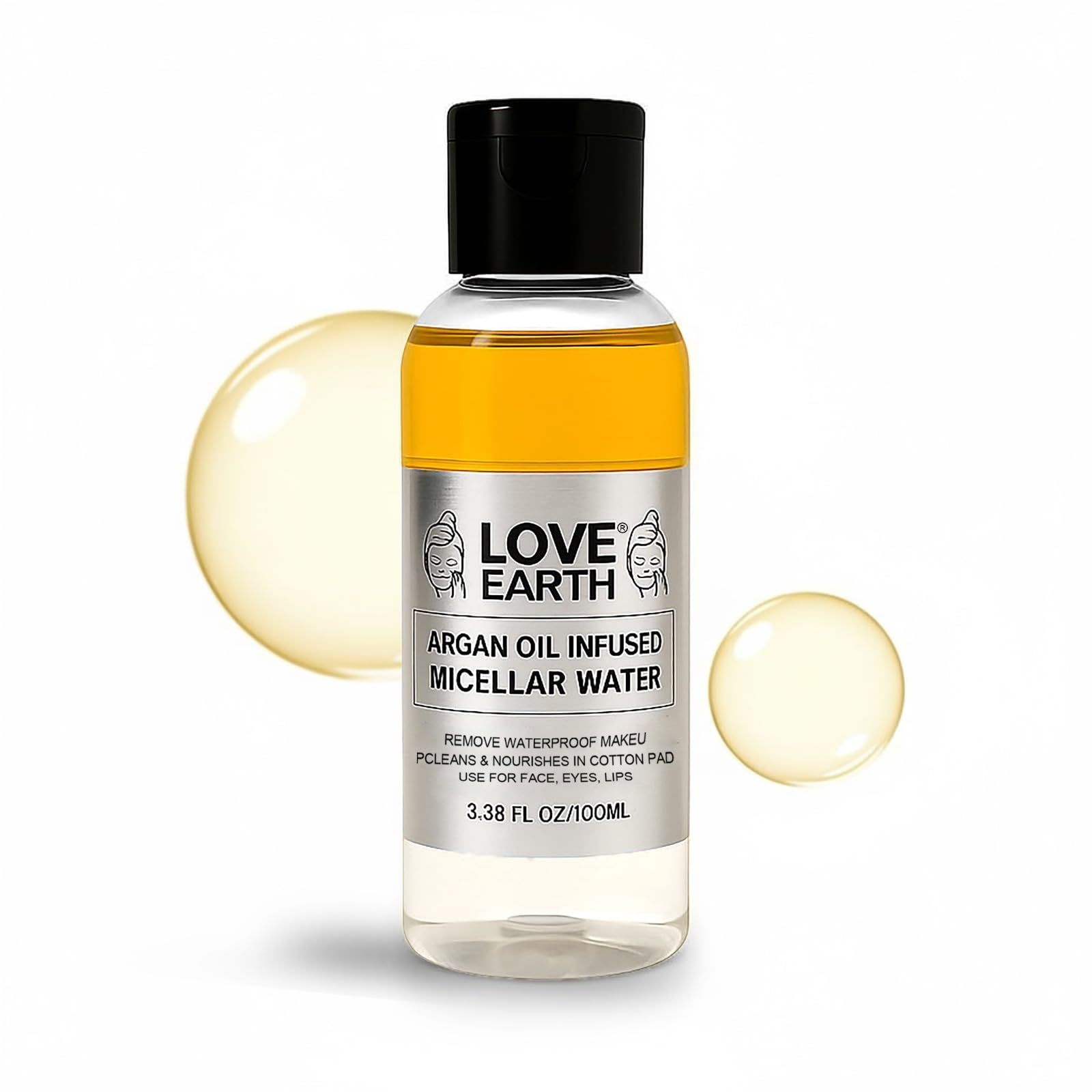 Love Earth Argan Oil-Infused Micellar Water Makeup & Pollutant Remover With Argan Oil & Micellar Water For All Skin Types 100ml-picture-28