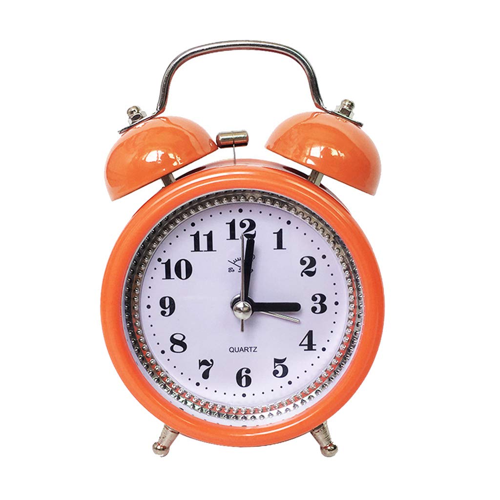 FLAMEER Retro Twin Bell Alarm Clock