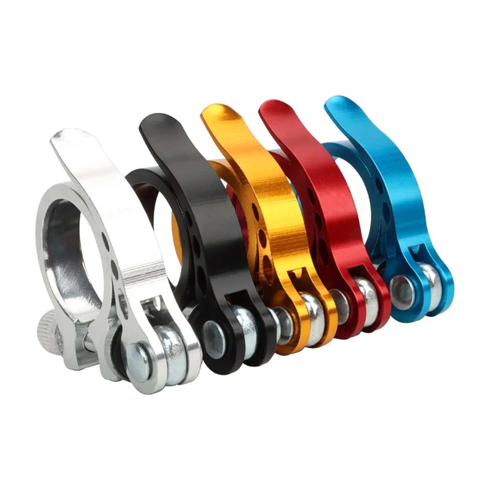Fixation pour tige de selle de vélo en aluminium léger, accessoires de cyclisme noirs
