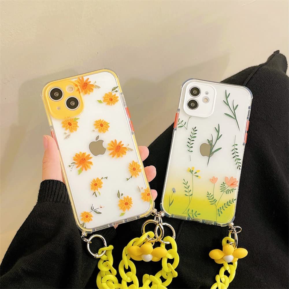 Custodia Per Donne Con Laccetto Custodia Per IPhone Con Diamanti E Fiori Bling - Glitter, TPU, Antiurto, Per IPhone 16 Pro Max E Altri Custodia IPhone - Foto 3