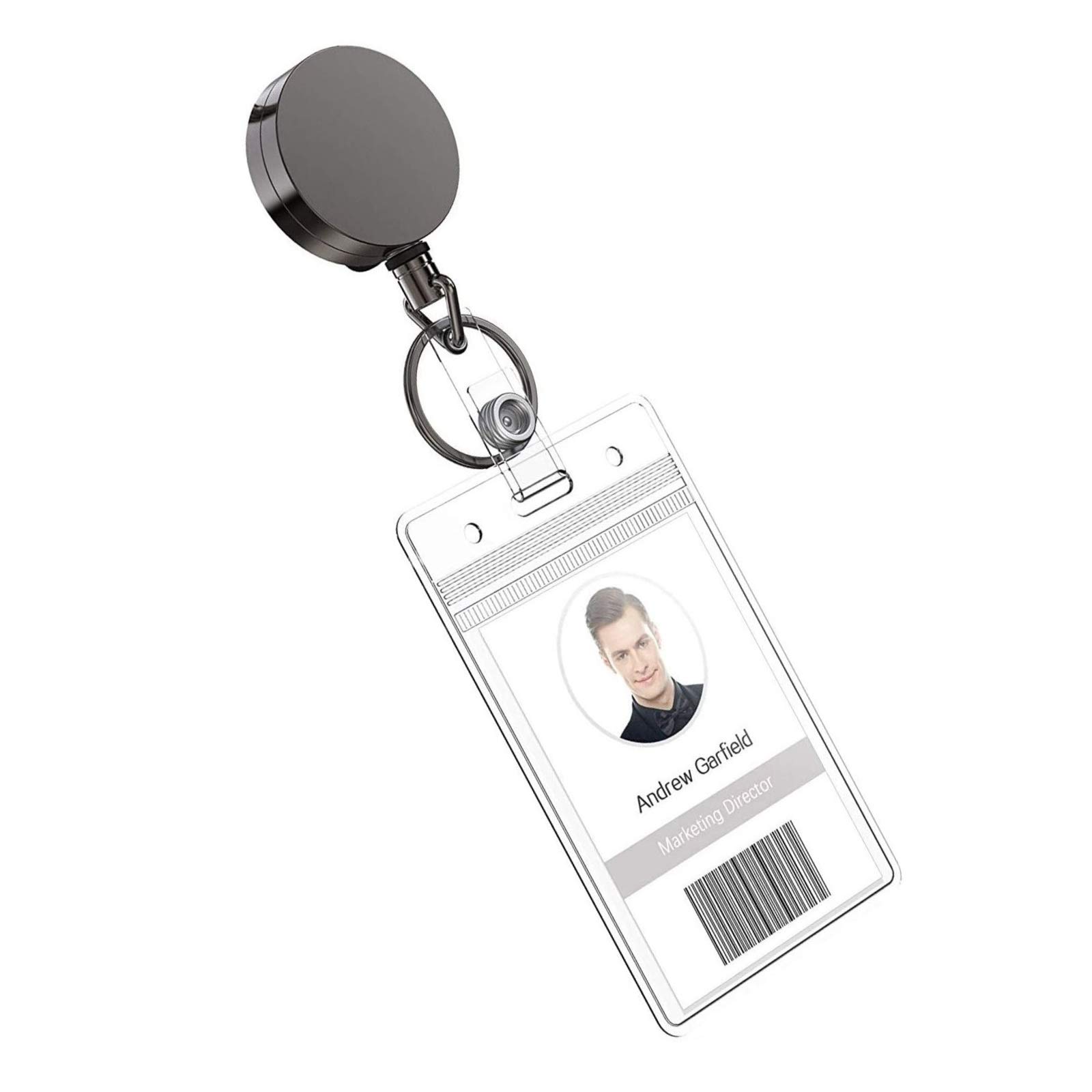 Buy ID card holder with clip, card holder with vertical, card case for