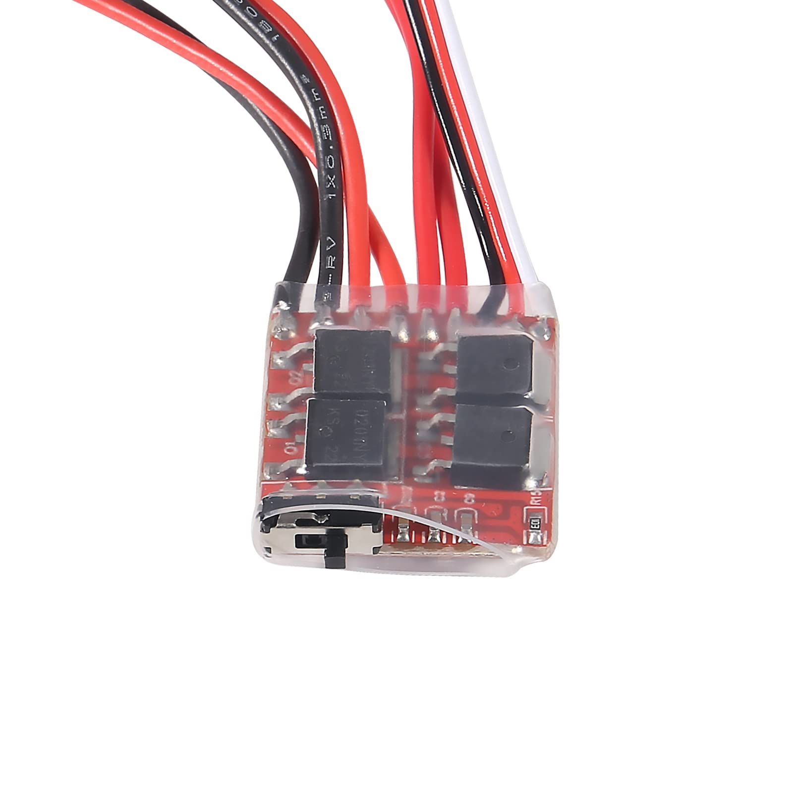 4 PCS Mini RC 20A Brushed ESC Motor Speed RC ESC 2KHz Forward Reverse Brush Brake RC 2S for Controller Boat RC Car Tank 4 PCS Mini RC 20A Brushed ESC Motor Speed RC ESC 2KHz Forward Reverse Brush Brake RC 2S for Controller Boat RC Car Tank