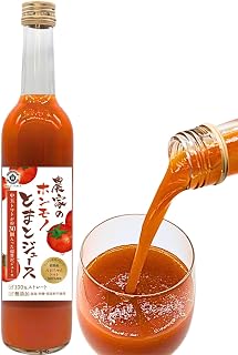 ツムグ TABLE【 100% ストレート】 農家のホンモノ とまとジュース 500ml 国産 食塩・砂糖・保存料・化学調味料不使用 無添加 減農薬 【ひょうご推奨ブランド 八百ちゃんトマト】使用 トマトジュース