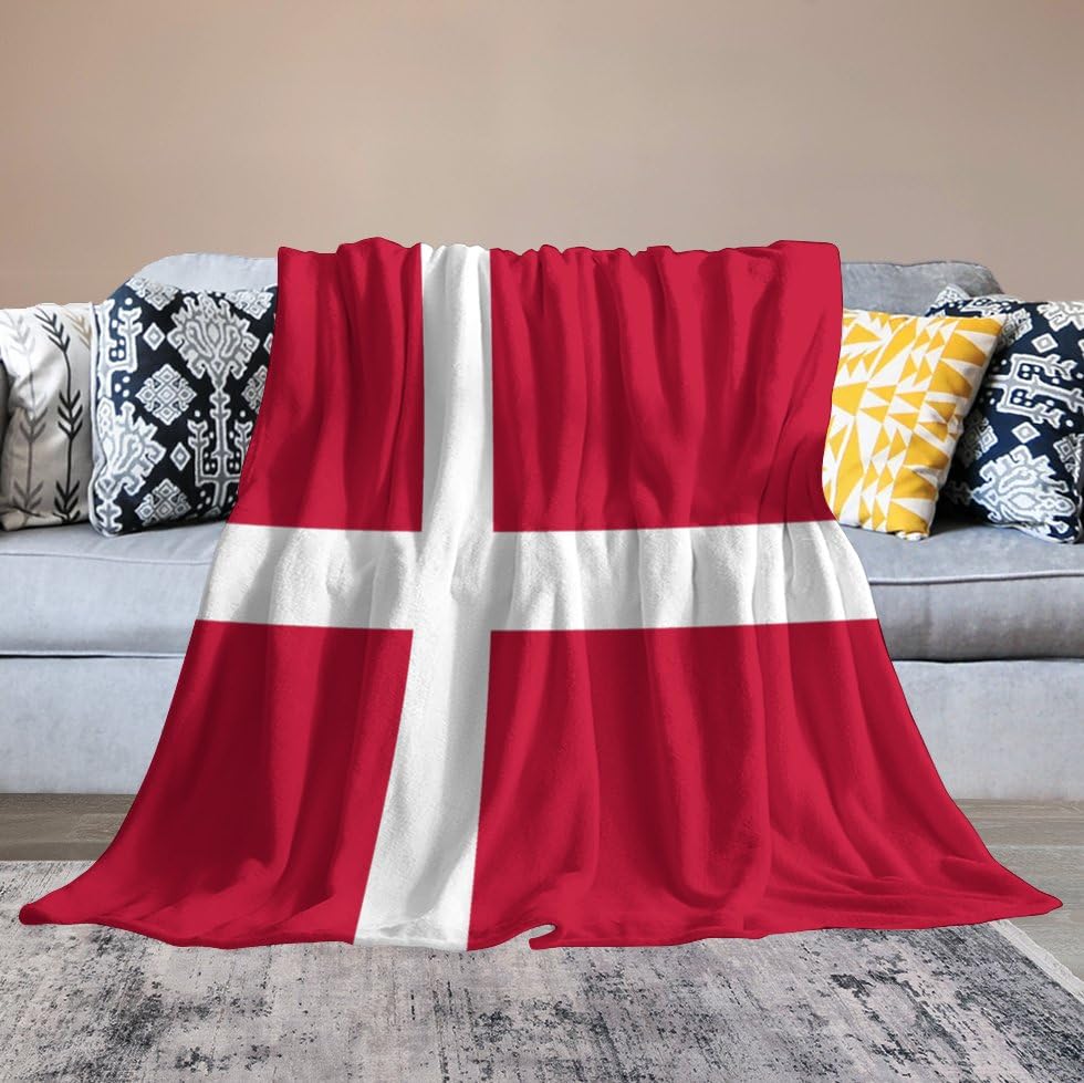 Couverture personnalisée Danemark, le cadeau idéal pour lit - 6