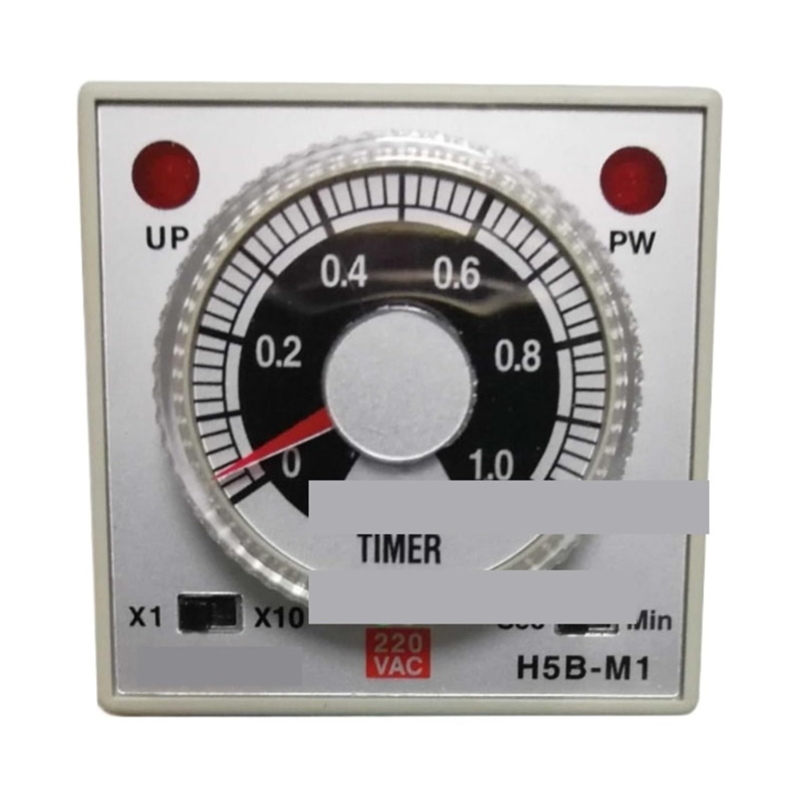 DSZUJTYROP H5B-M1 M3 M6-24VDC M6-220V Time Relay Timer Switch(H5B-M1-24VDC)