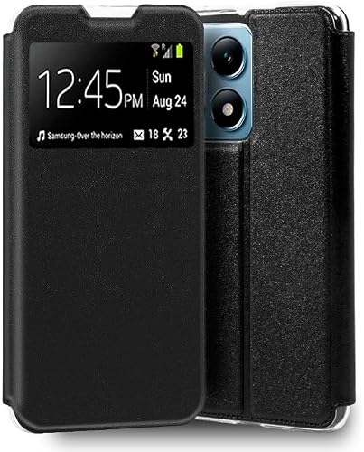 Cool Funda Flip Cover para Xiaomi 14T Liso Negro